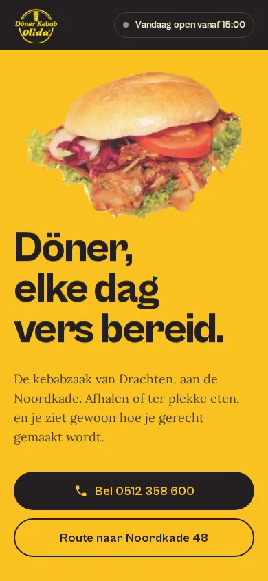 Voorstel A op een telefoon