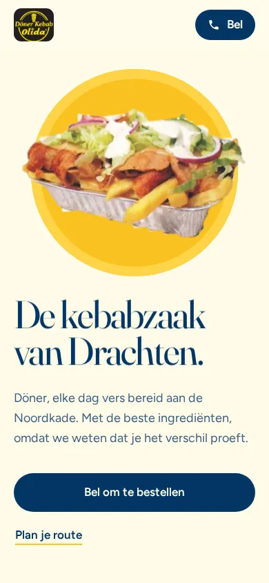 Voorstel B op een telefoon
